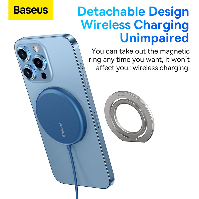 Baseus Magnetic Phone Ring Holder for MagSafe, Magnet Finger Ring