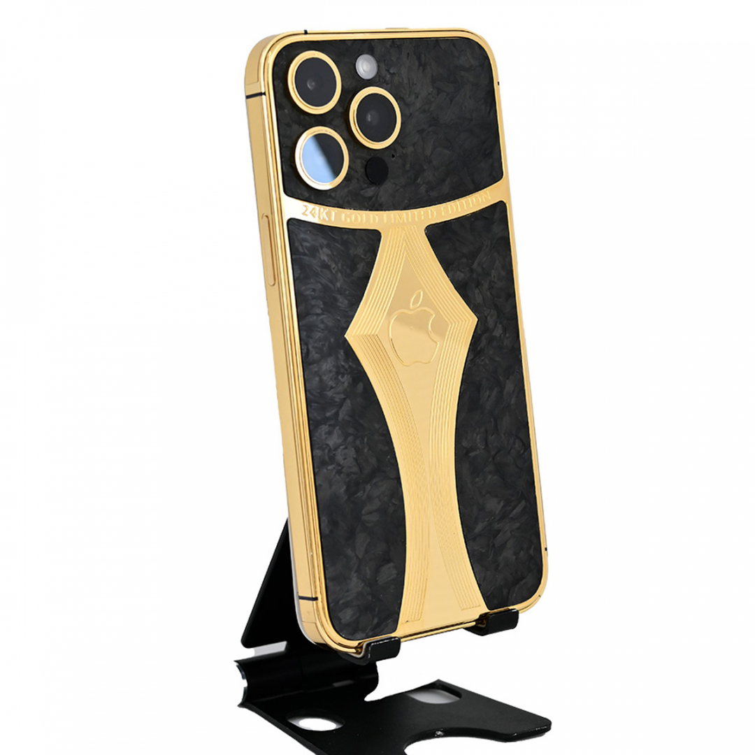 Caviar Luxury 24K Gold Customized iPhone 14 Pro 128 GB Max Limited