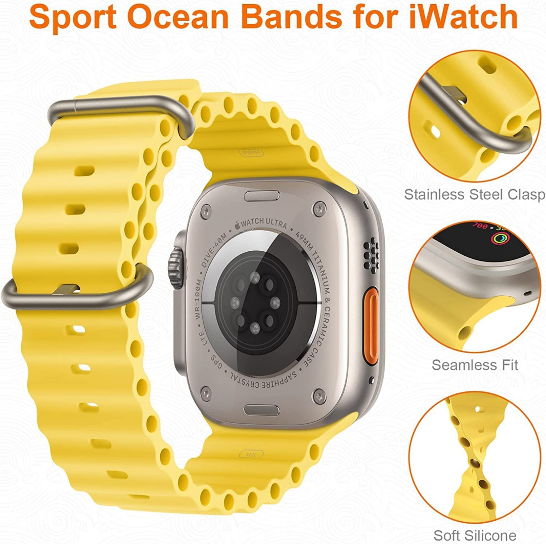 YOMNA Pack Ocean Band Compatible with Apple Watch Ultra Band