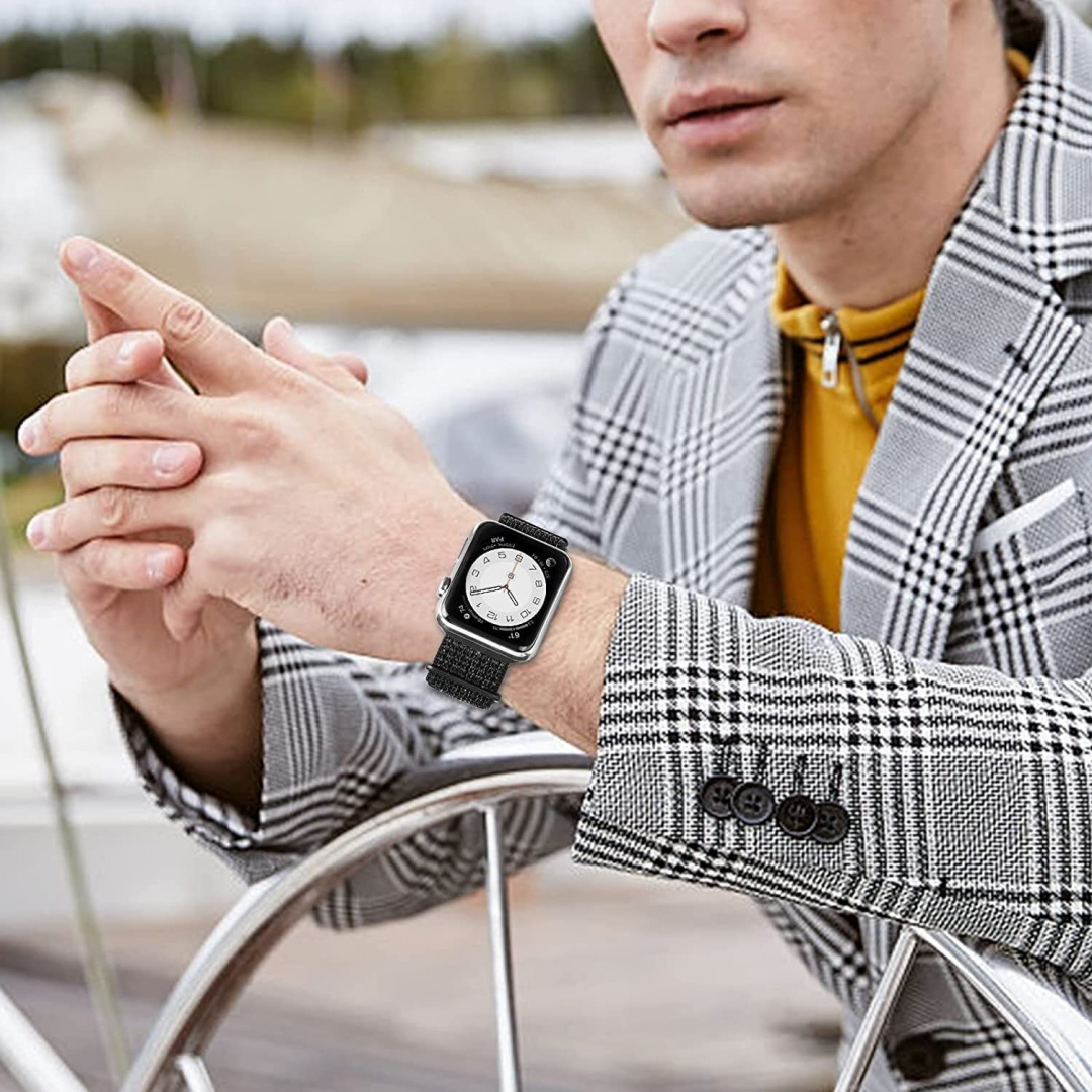 Watch Sport Tahoe Blue Sport Loop Apple IWatch Nylon Velcro Straps