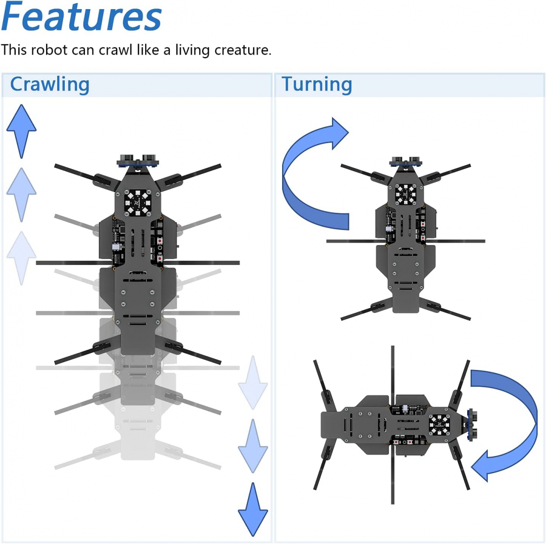 FREENOVE Robot Ant Kit (Compatible with Arduino IDE)