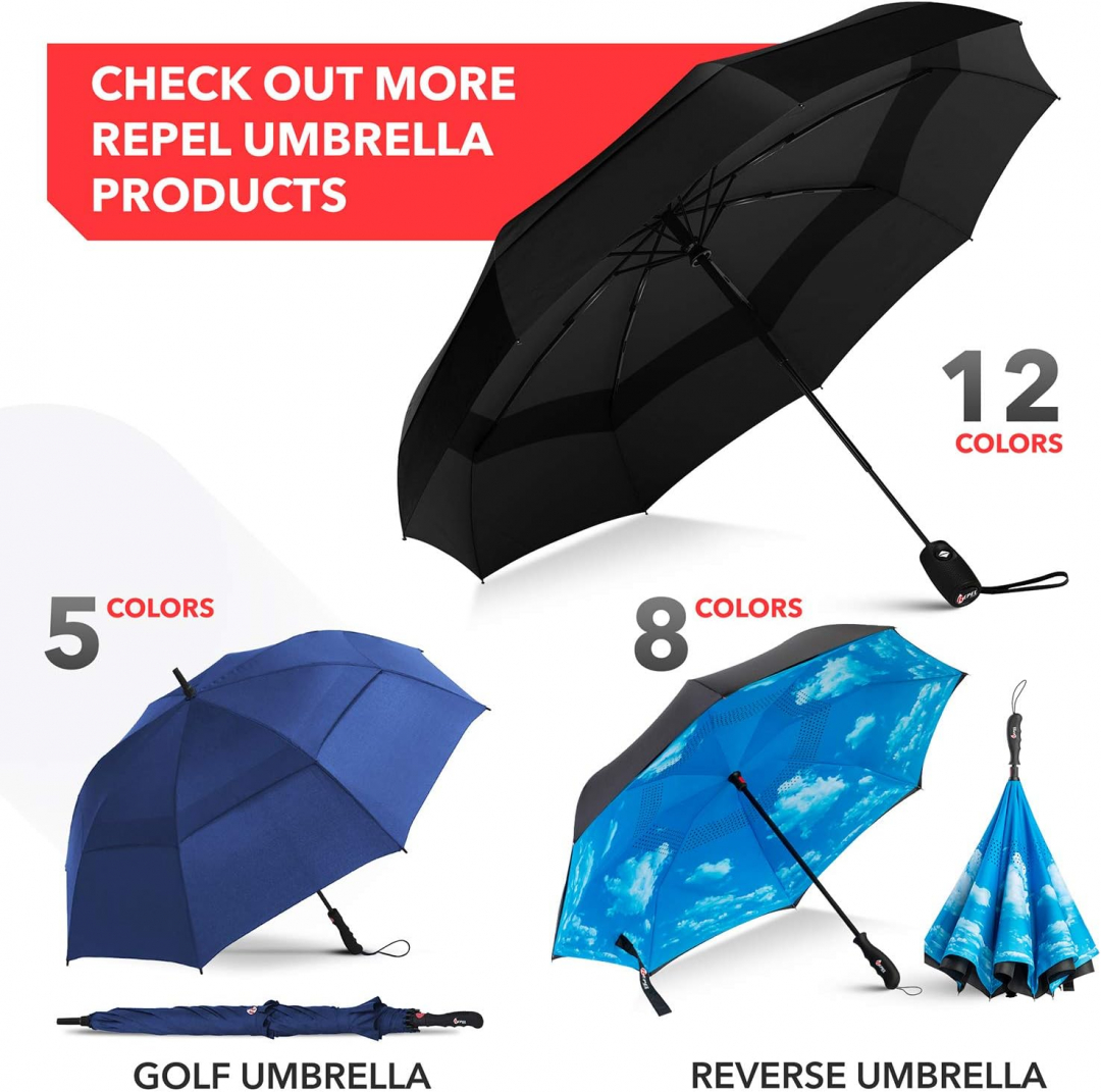 Repel Umbrella Windproof Travel Umbrella Compact