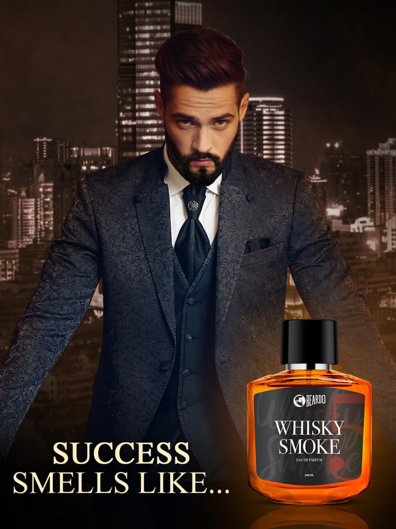 Beardo Whisky Smoke Eau De Parfum Men Spicy, wo&dy Oudh Perfume