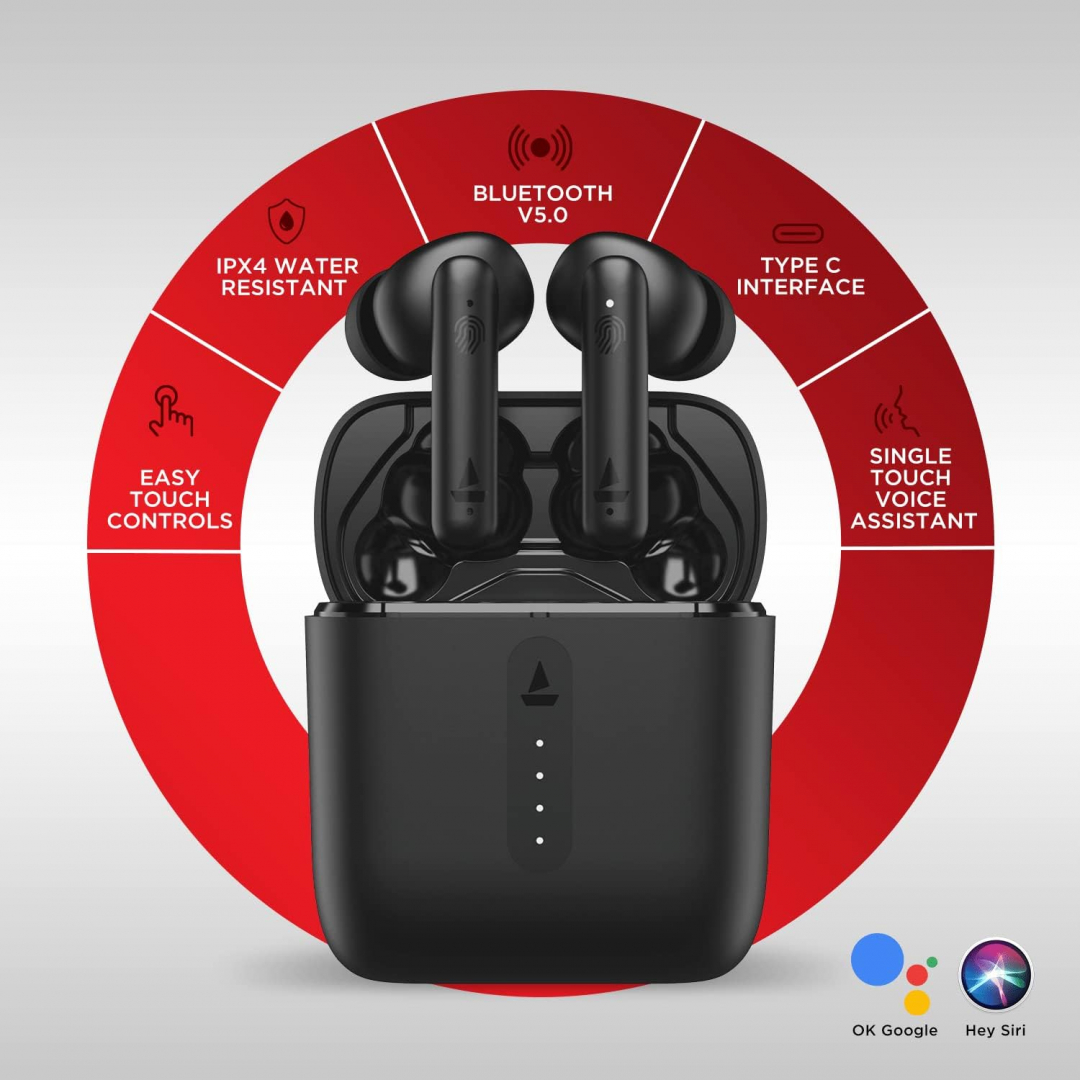 boAt Airdopes 141 Bluetooth Truly Wireless in Ear Earbuds