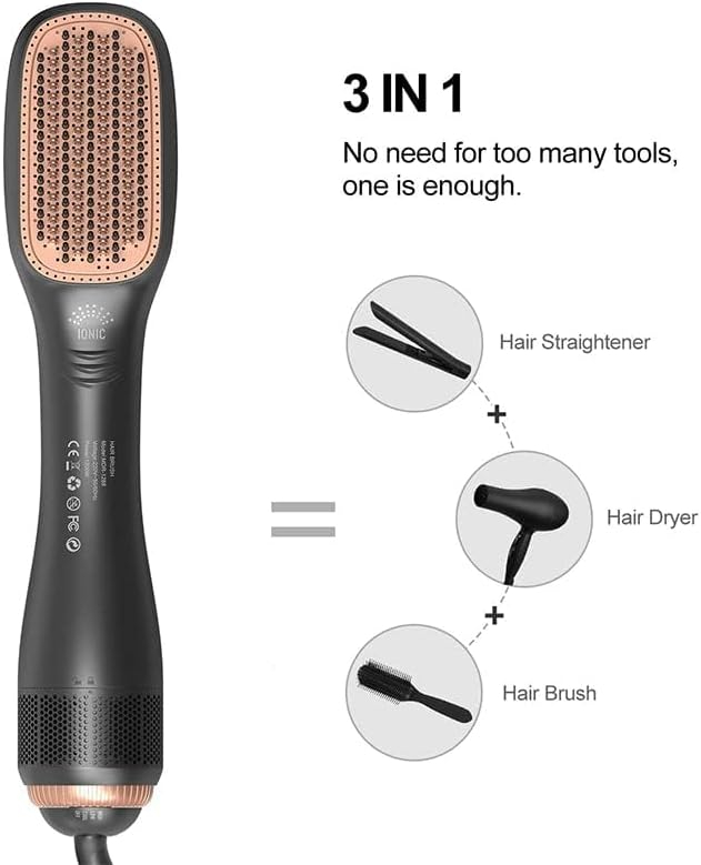 Shimi In Professional Hair Dryer Brush Negative Ion blow Dryer