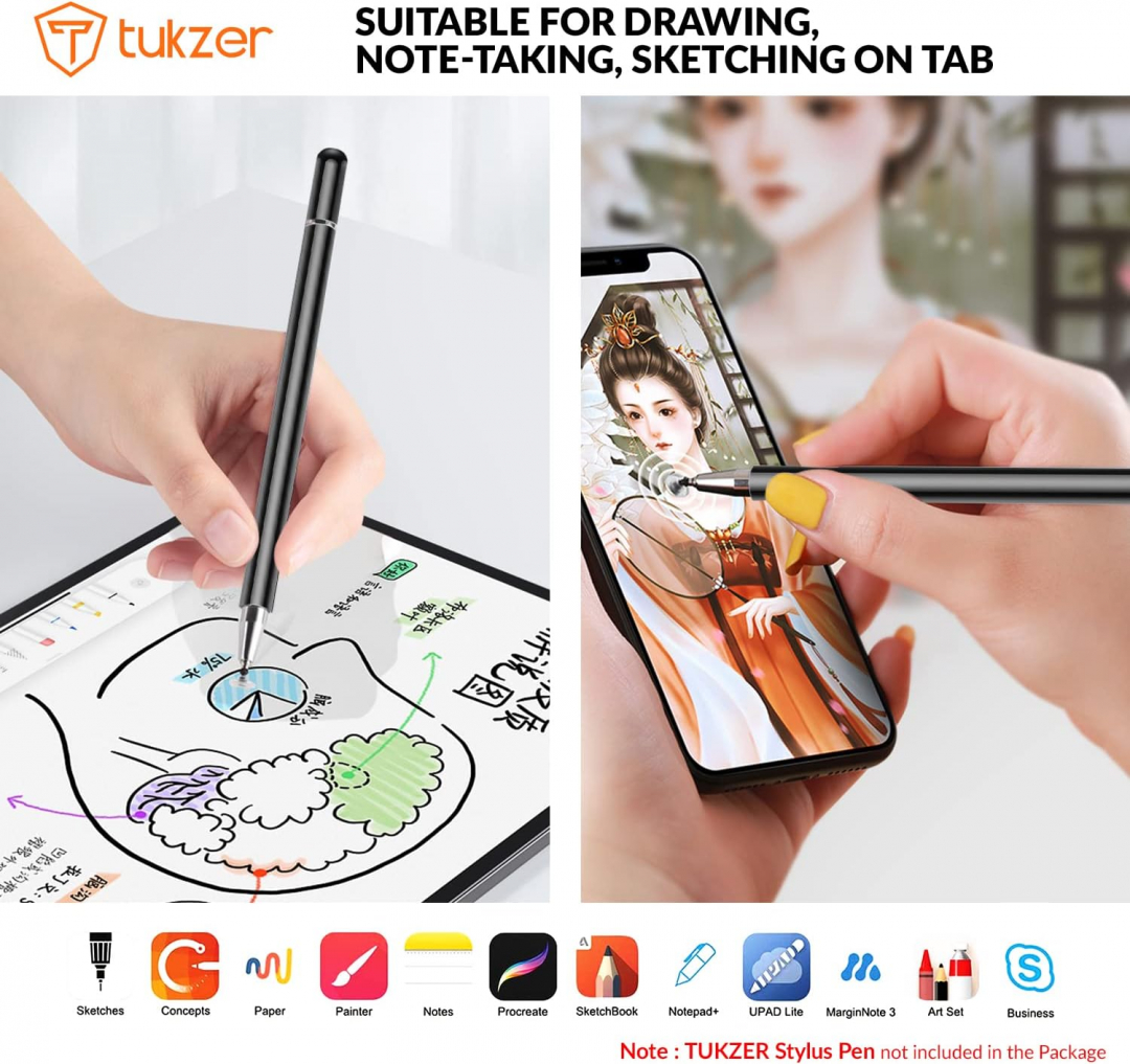 Tukzer Stylus Stylus With Replaceable Tips Tukzer Capacitive
