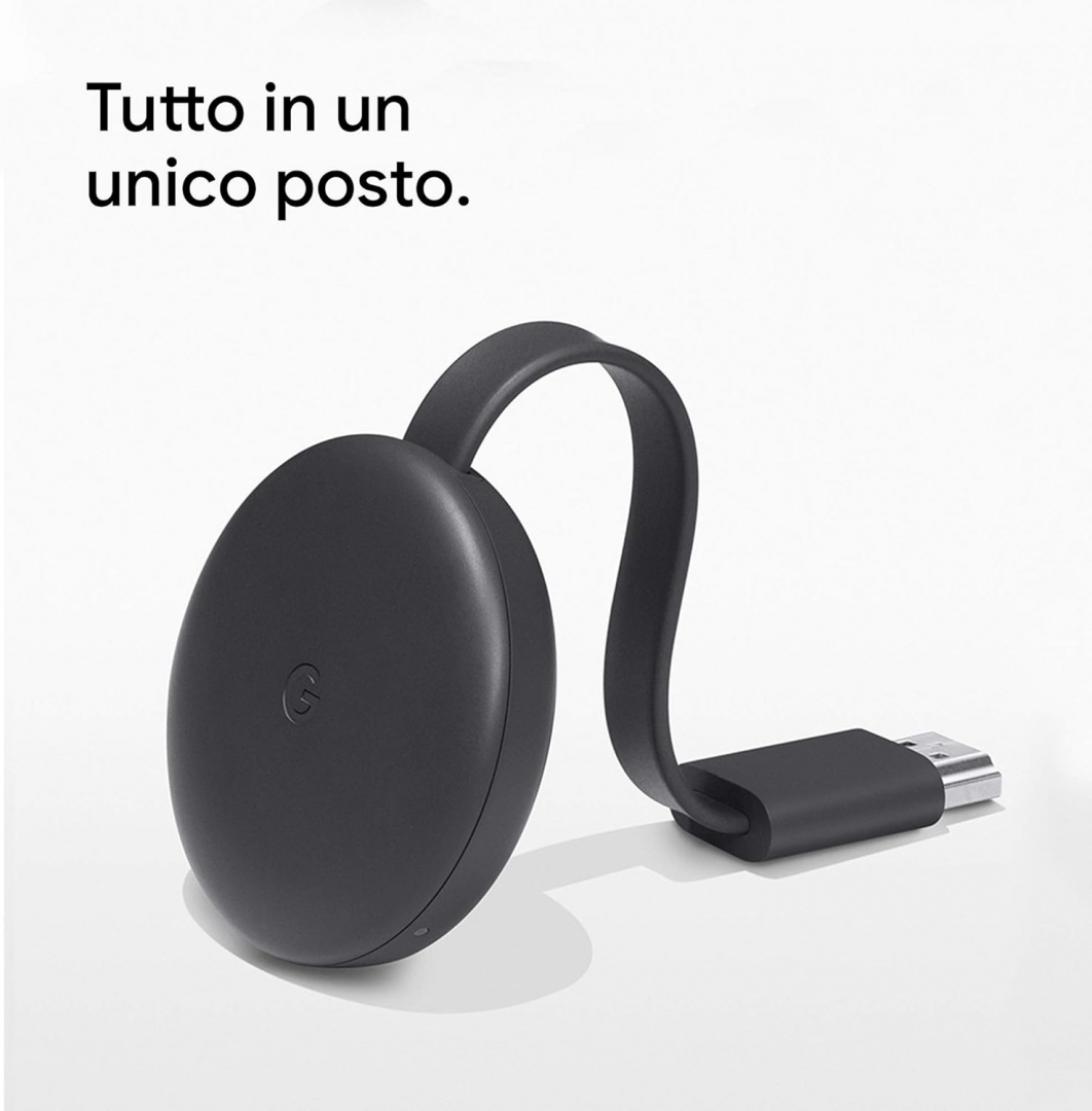 Google Chromecast, Anthracite Gray, Start Streaming, anthracite