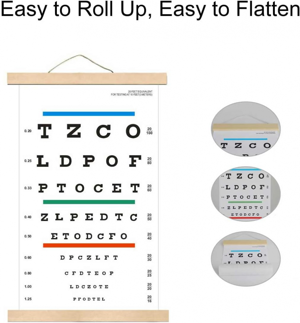 snellen-eye-chart-eye-charts-for-eye-exams-10-feet-with-wood-frame-8x15-inches-canvas-low-vision-eye-test for Free Printable Eye Chart 10 Feet Snellen Eye Chart, Eye Charts for Eye Exams 10 Feet with Wood Frame 8x15 Inches, Canvas Low Vision Eye test for Free Printable Eye Chart 10 Feet