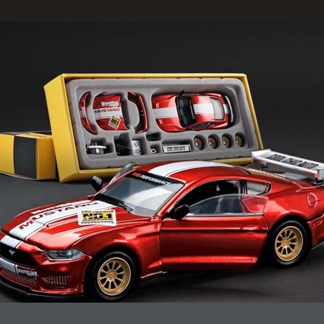 MSZ Ford Mustang GT DIY Metal Car model Toy for Kids Ages and Up