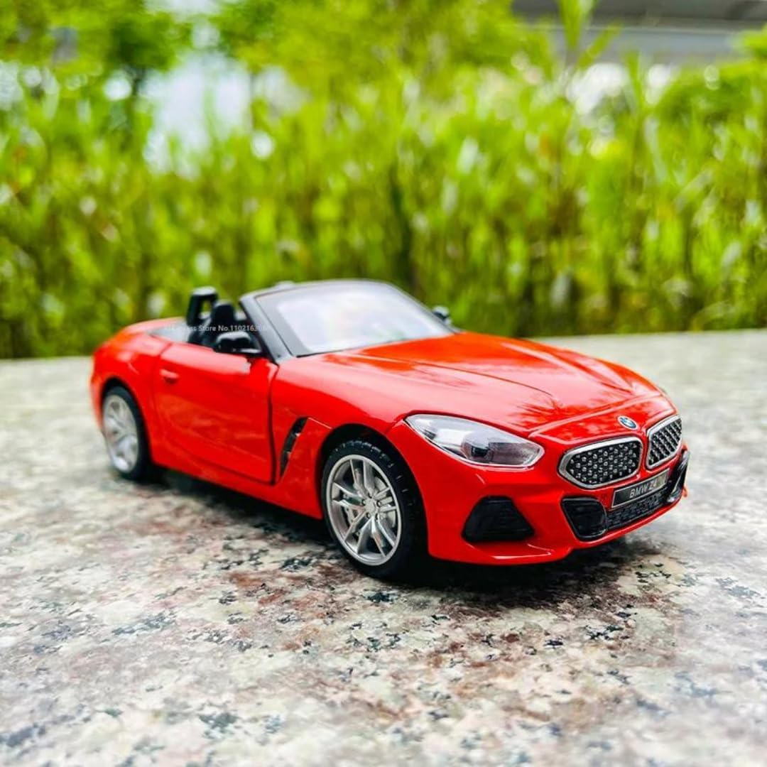 MSZ BMW Z4 M40i Toy Car - Red with Pull Back Set for Children Ages