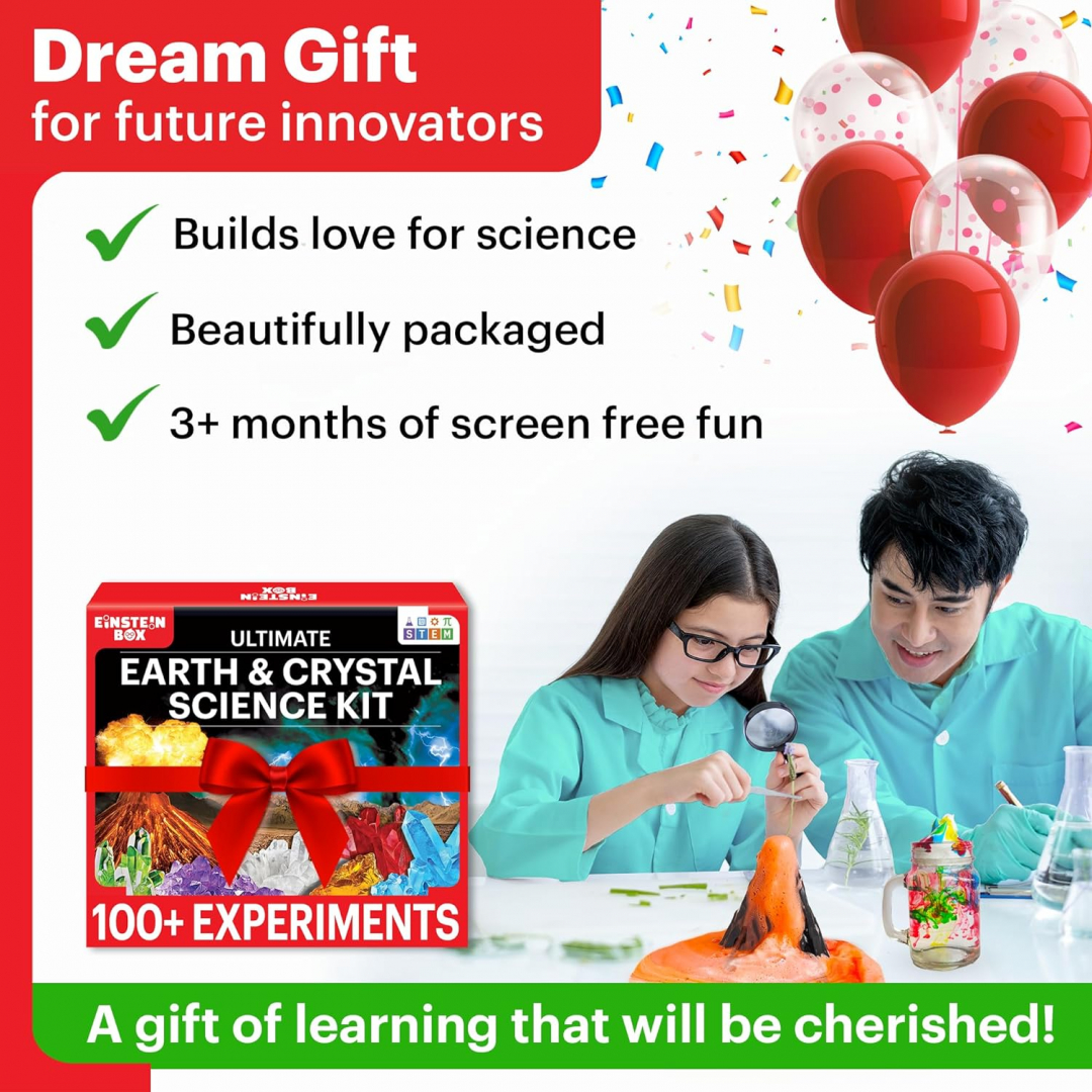 Einstein Box Ultimate Earth and Crystal Science Kit Science Kits