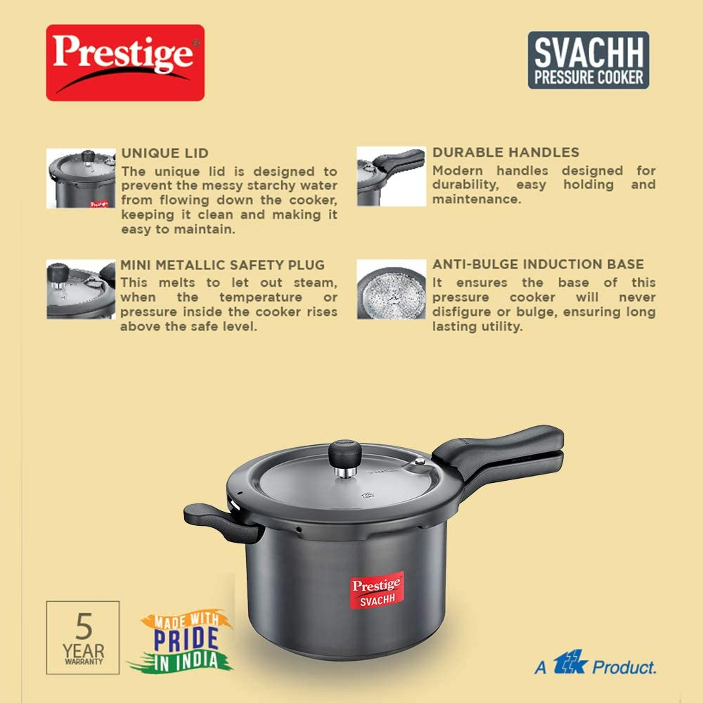 Prestige Smart Prestige 6l High Dome Pressure Cooker Non Stick