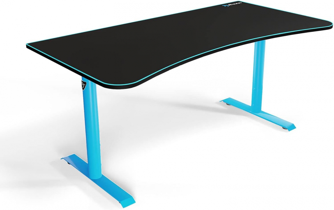 Arozzi Arena Ultrawide Curved Gaming and Office Desk with Full