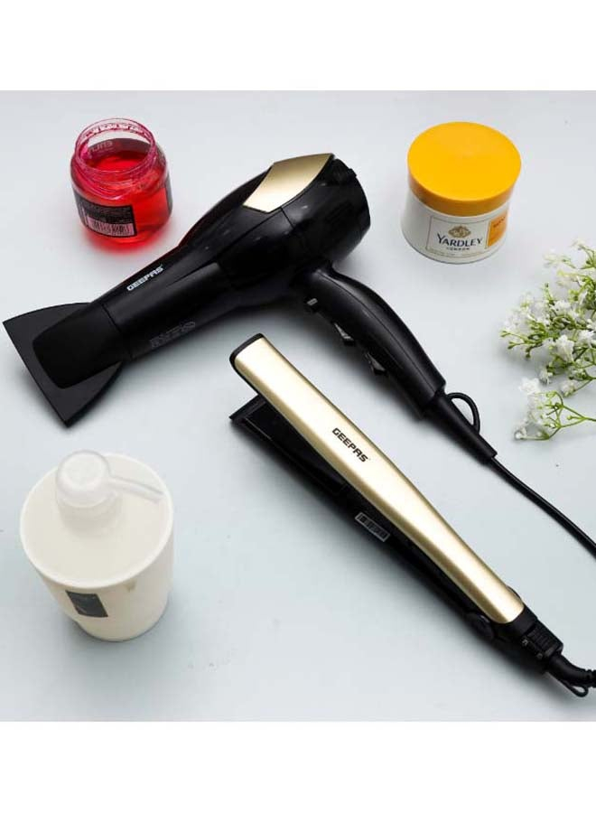 Geepas In Hair Styling Kit 2200W Speeds Curlers
