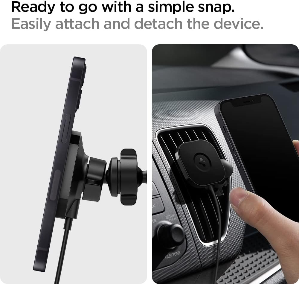 Spigen Wireless Charger Car Mount Iphone Spigen Onetap Pro Magfit