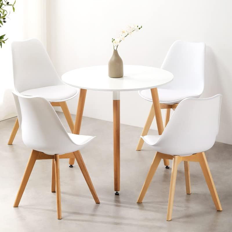 Maple Home Decoration Dining Chairs Plastic Chair Upholstered Seat