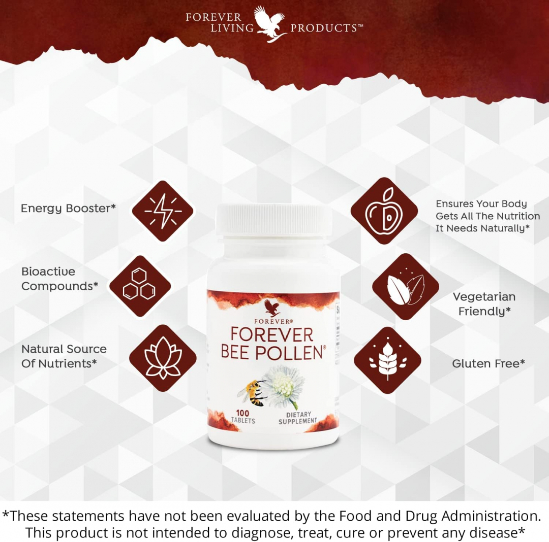 FOREVER BEE POLLEN  3本 Forever Bee Pollen: A natural source of vitamins and minerals