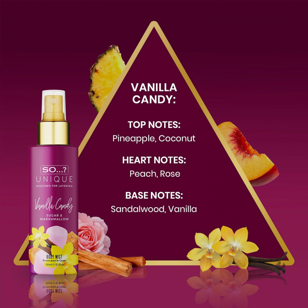 So Body Mist Vanilla And Marshmallow Unique Vanilla Candy Body
