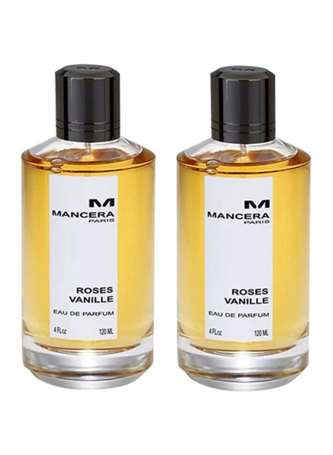 Mancera Roses Vanille for Women Eau De Parfum 120ml X 2Pc