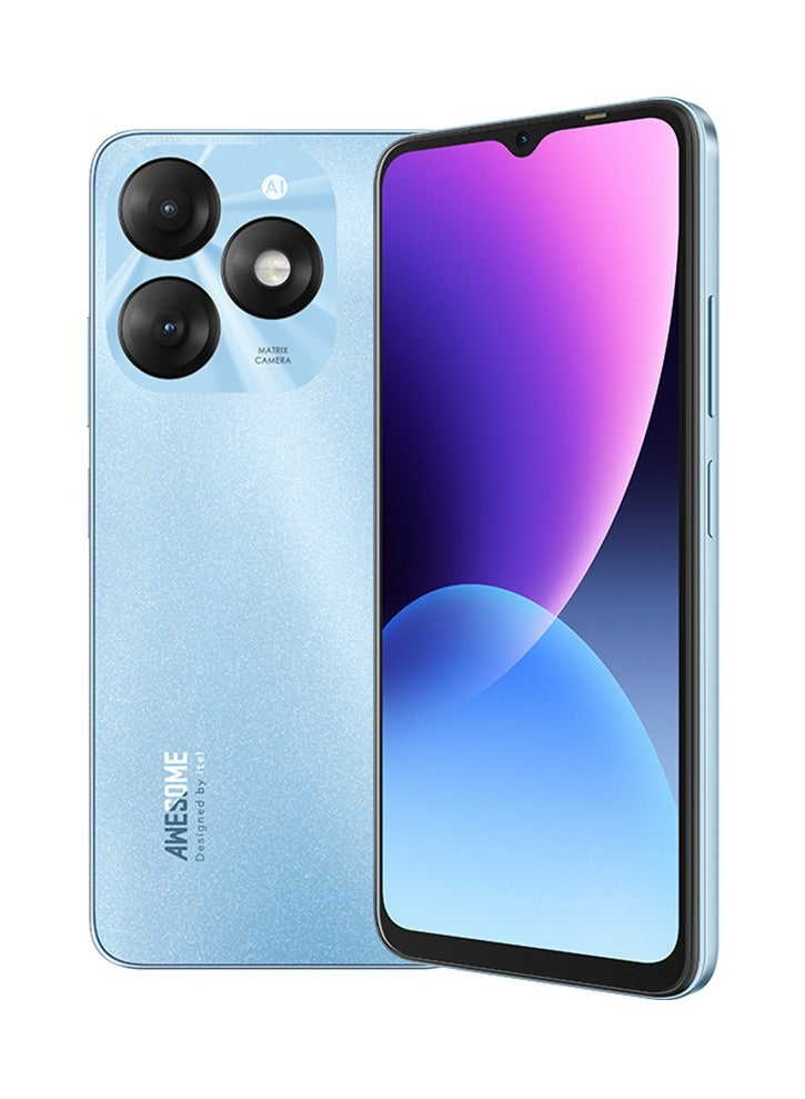 Itel A70 Mobile Dual Sim 256Gb, 4+8Gb RAM 4G Azure Blue