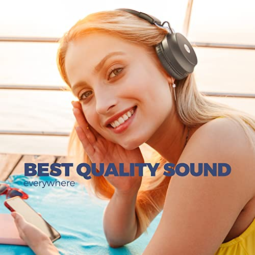 MuveAcoustics CORE Over-Ear Headphones, Over-Ear Bluetooth Wireless, Soft On-Ear Cushion Earcups Foldable, 20H Playtime, HD Audio Deep Bass for Airpla MuveAcoustics Core Wireless Bluetooth Over-Ear Headphones