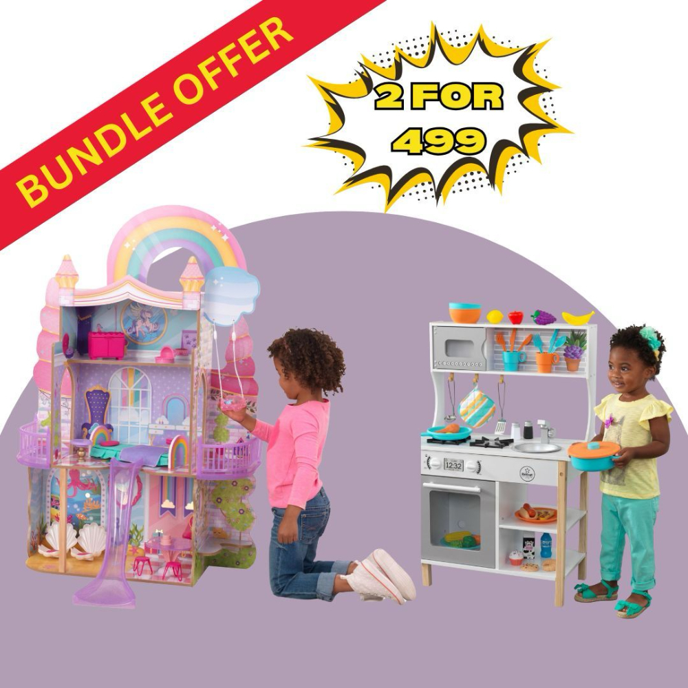 Kidkraft Rainbow Dreamers Unicorn Mermaid Dollhouse With Kidkraft