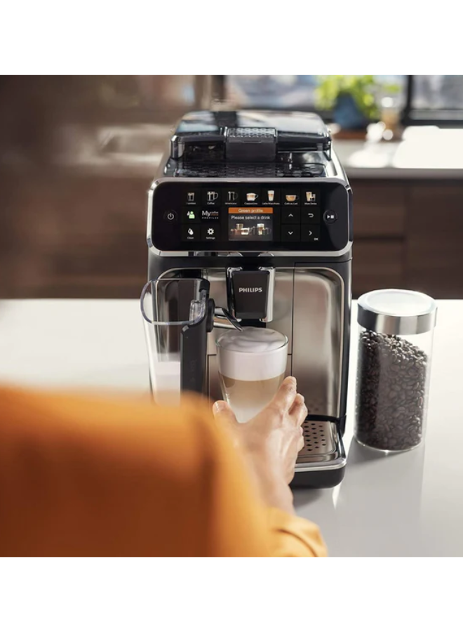 Philips 5400 Series Fully Automatic Espresso Machine, 1500W, 12