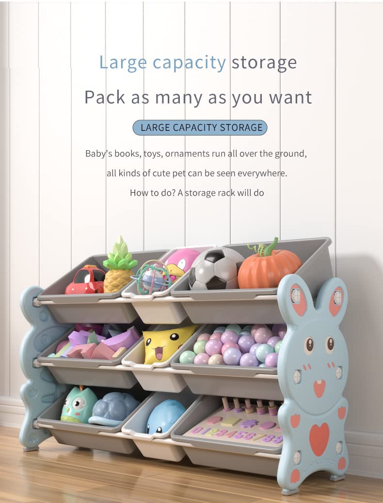 Toys Storage Organizer, Layer Shelves (Bunny) Toys Collection